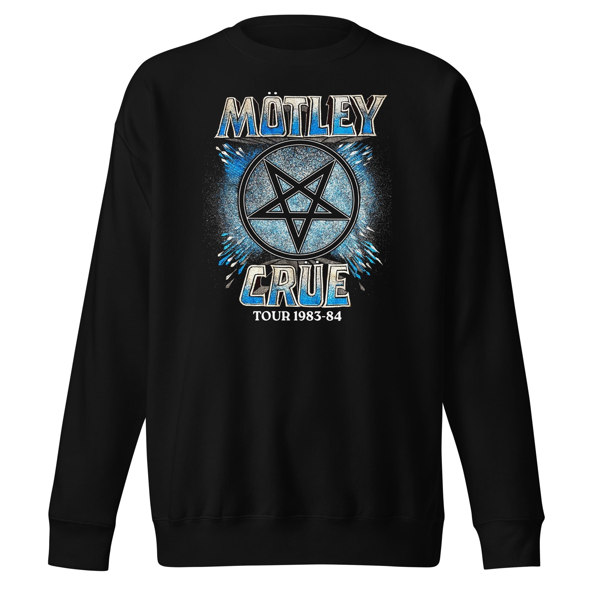 MerchMoment Motley Crue - 83-84 Tour Sweatshirt Black