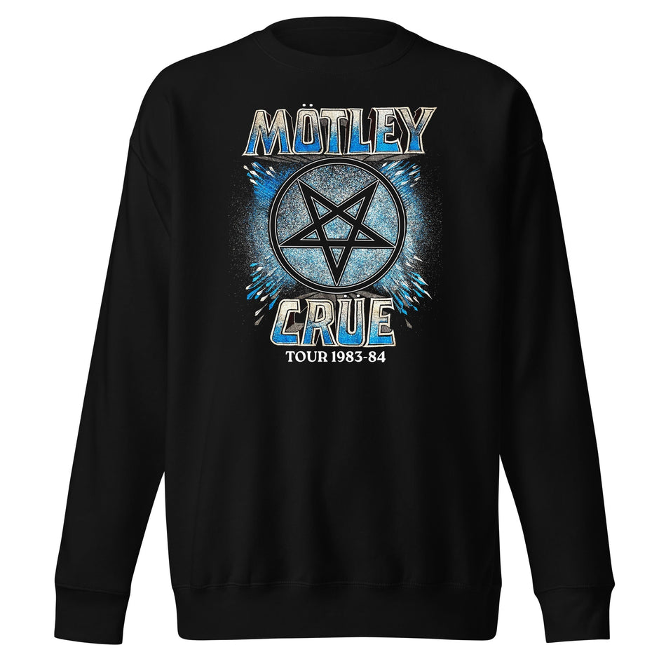 MerchMoment Motley Crue - 83-84 Tour Sweatshirt Black