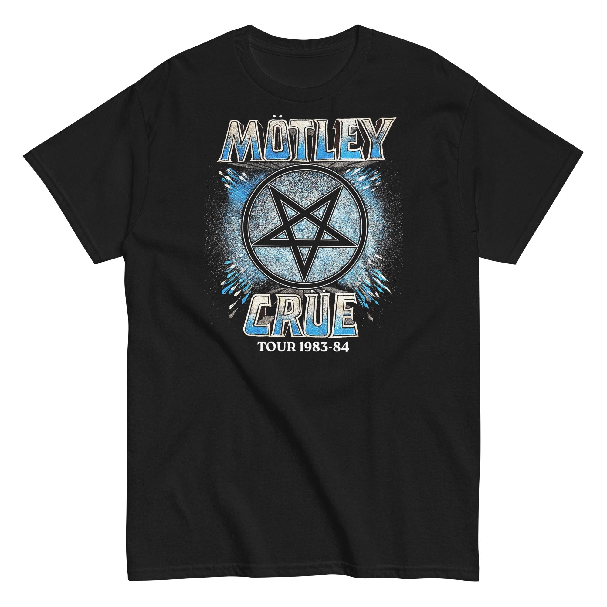 MerchMoment Motley Crue - 83-84 Tour T-Shirt Black