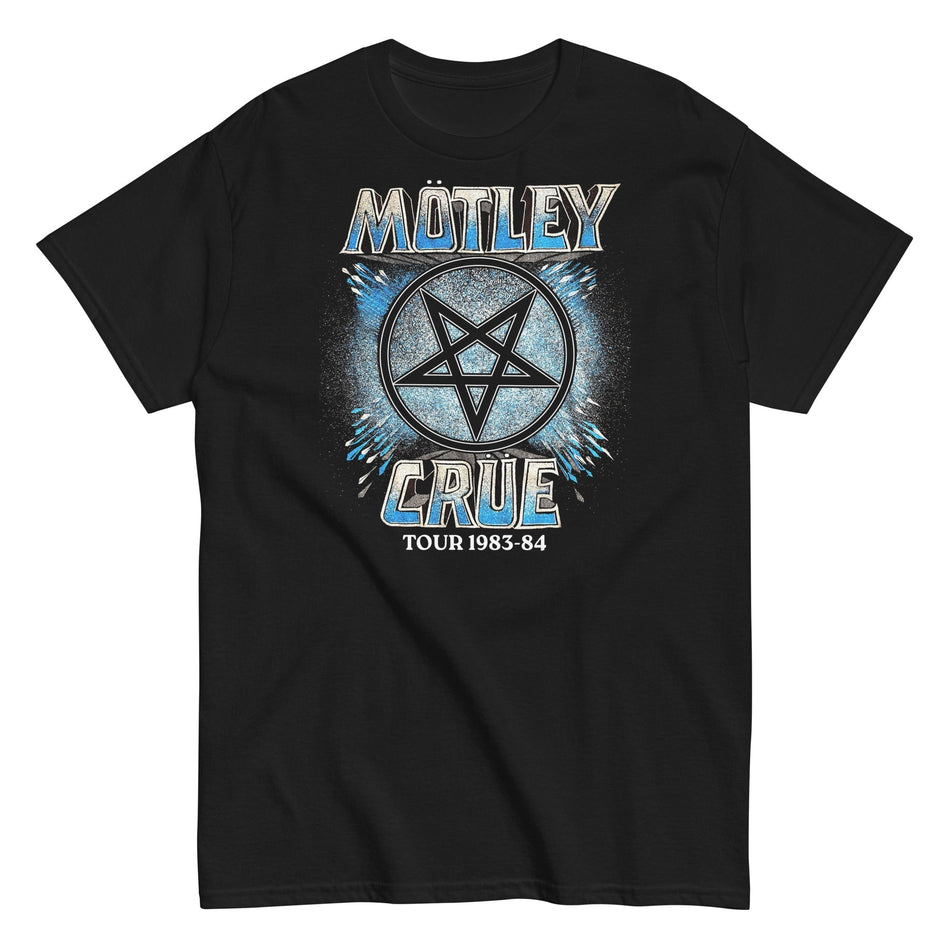 MerchMoment Motley Crue - 83-84 Tour T-Shirt Black