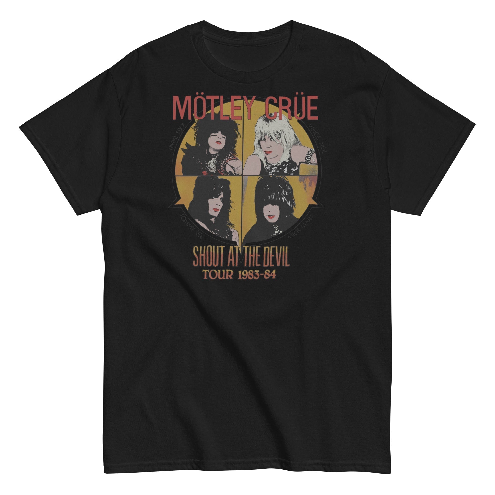 MerchMoment Motley Crue - Always on Tour T-Shirt Black