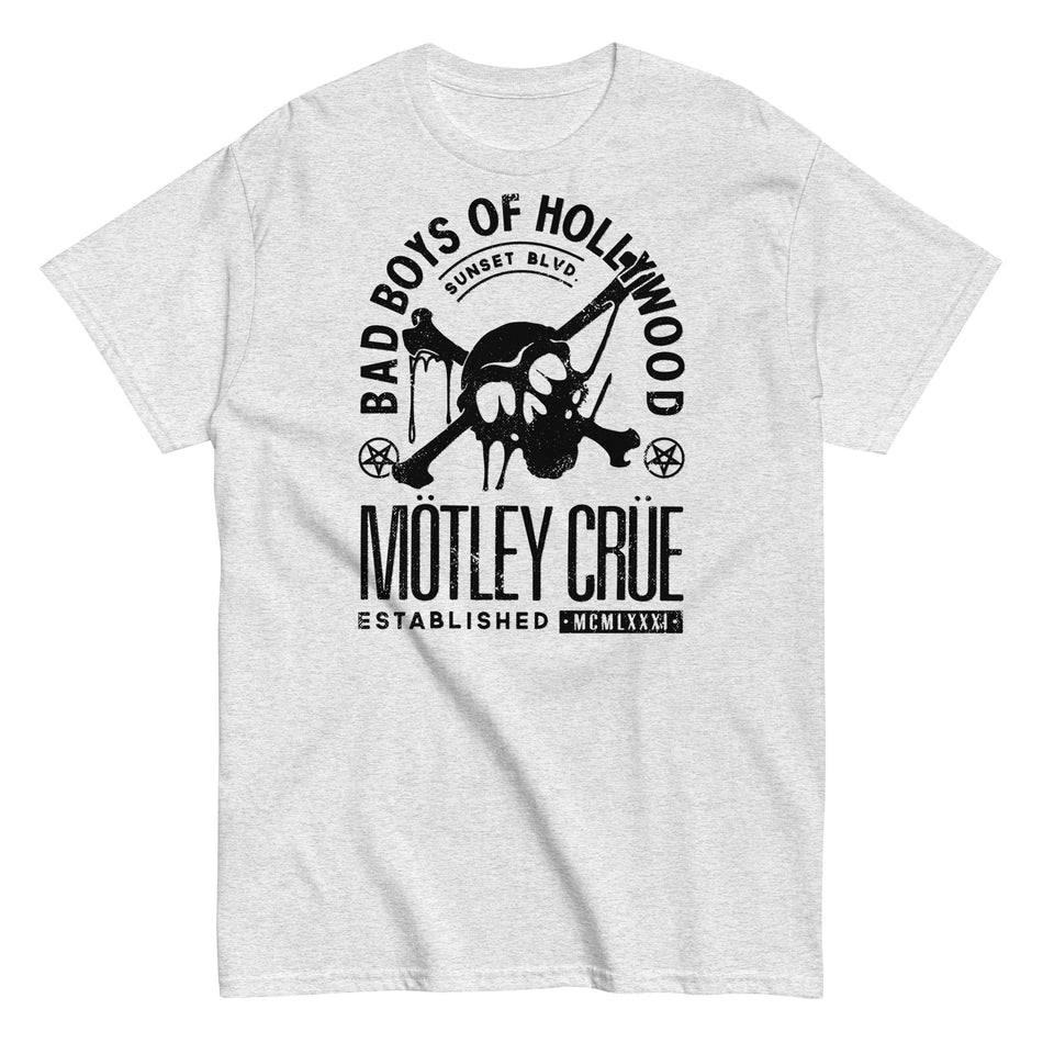 MerchMoment Motley Crue - Bad Boys of Hollywood T-Shirt White
