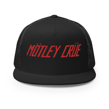 MerchMoment Motley Crue Classic Logo Embroidered Trucker Hat