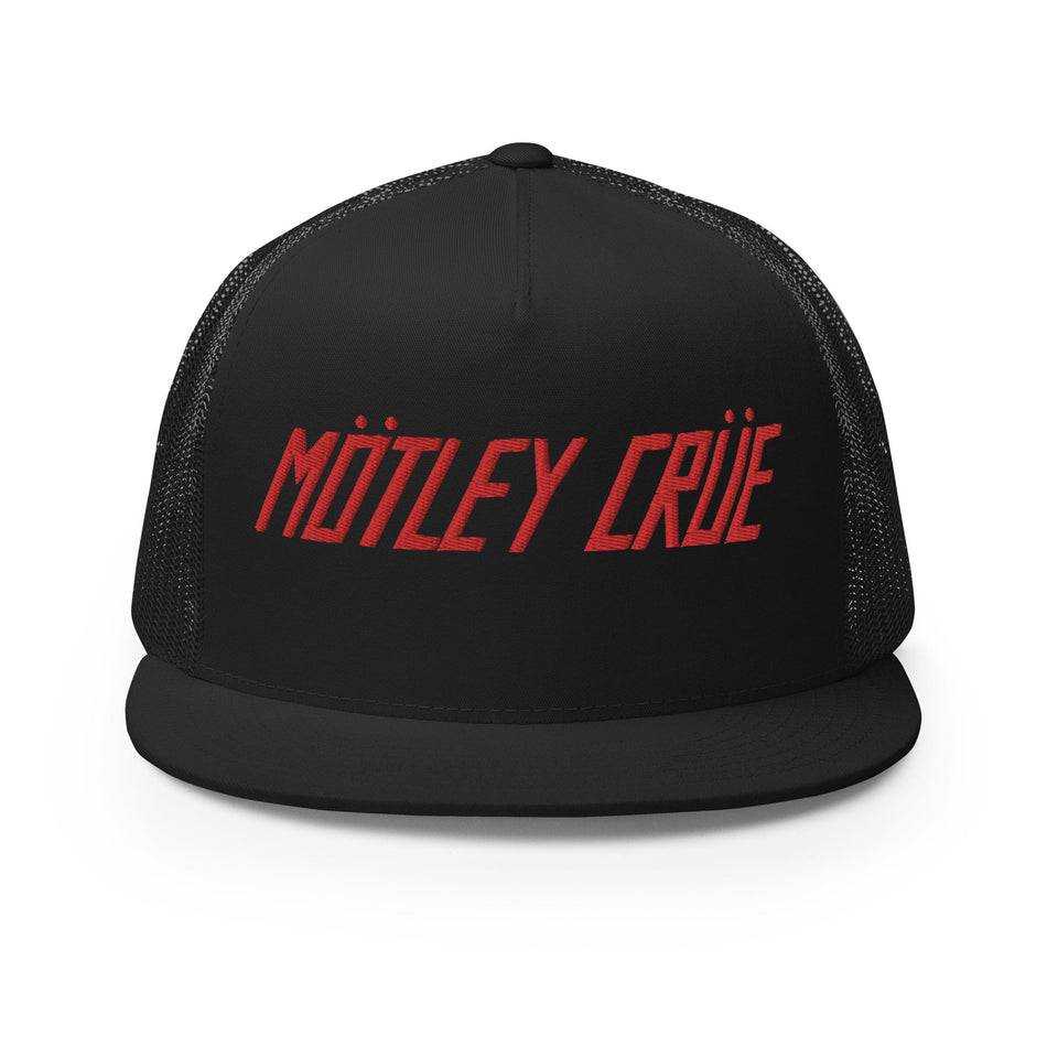 MerchMoment Motley Crue Classic Logo Embroidered Trucker Hat
