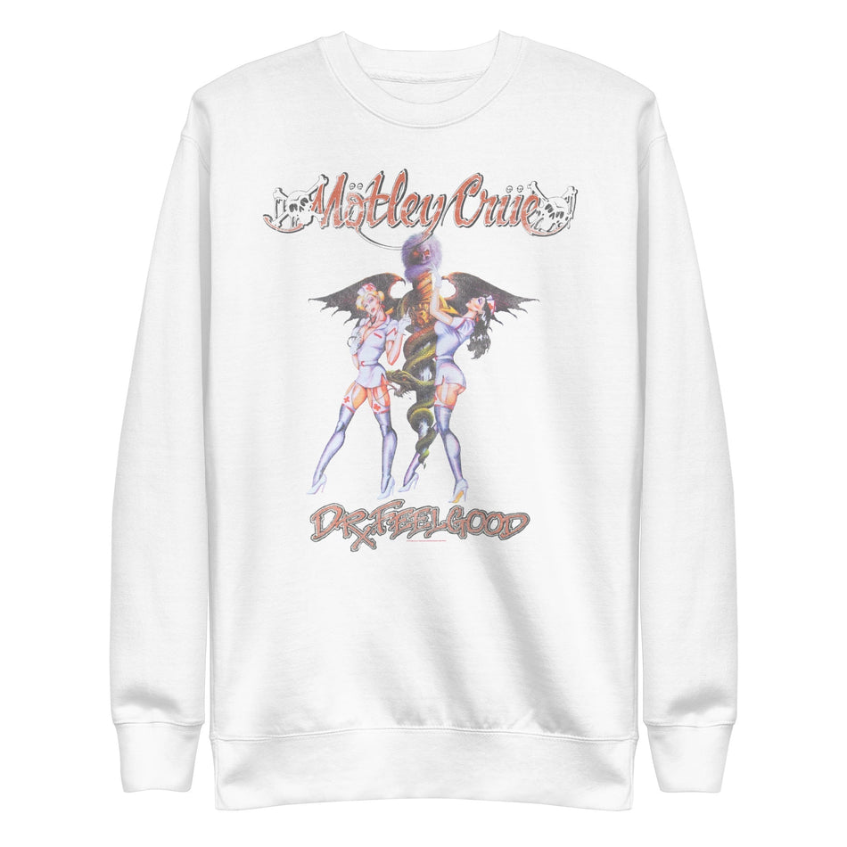 MerchMoment Motley Crue - Dr. Feelgood Sweatshirt White