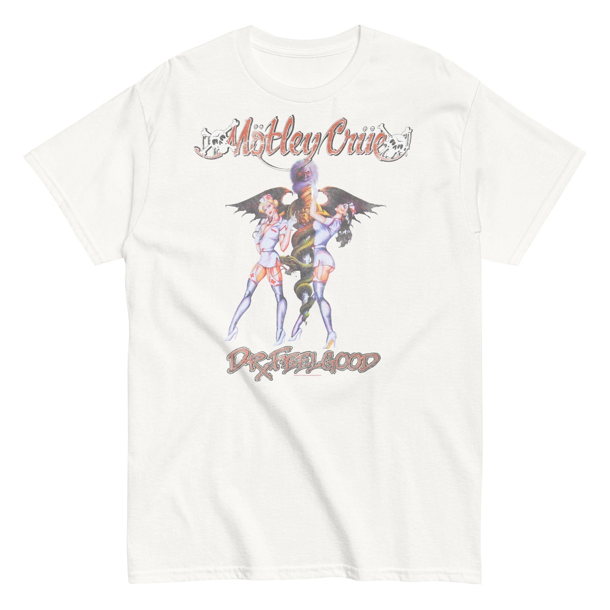 MerchMoment Motley Crue - Dr. Feelgood T-Shirt White