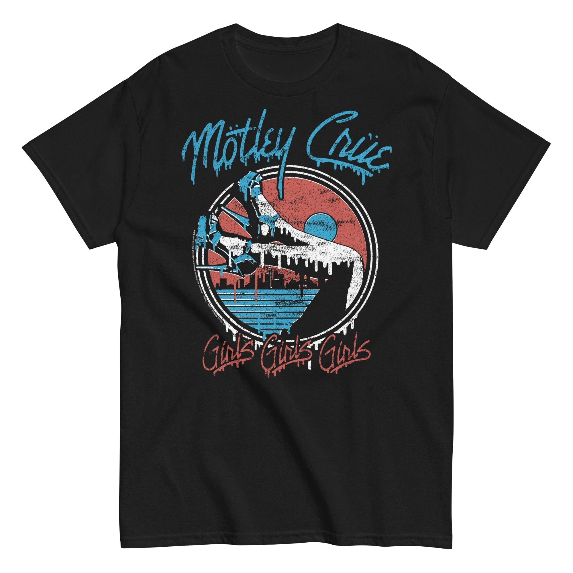 MerchMoment Motley Crue - Drip Girls T-Shirt Black
