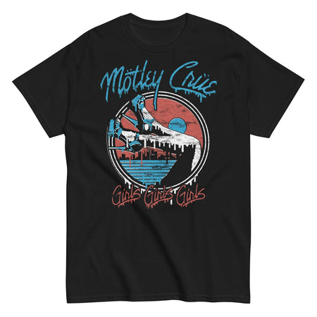 MerchMoment Motley Crue - Drip Girls T-Shirt Black