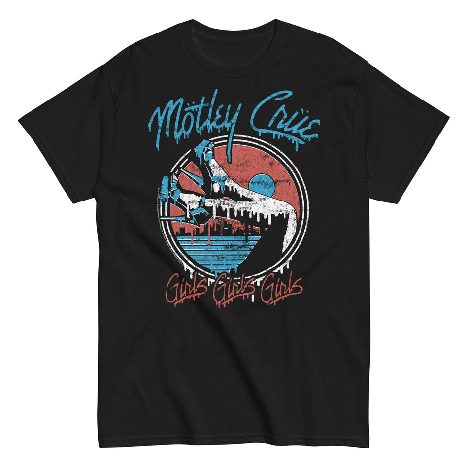 MerchMoment Motley Crue - Drip Girls T-Shirt Black