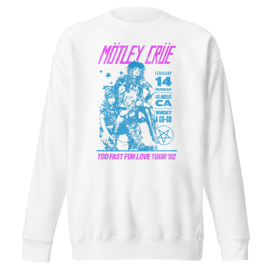 MerchMoment Motley Crue - Fast Love Sweatshirt White