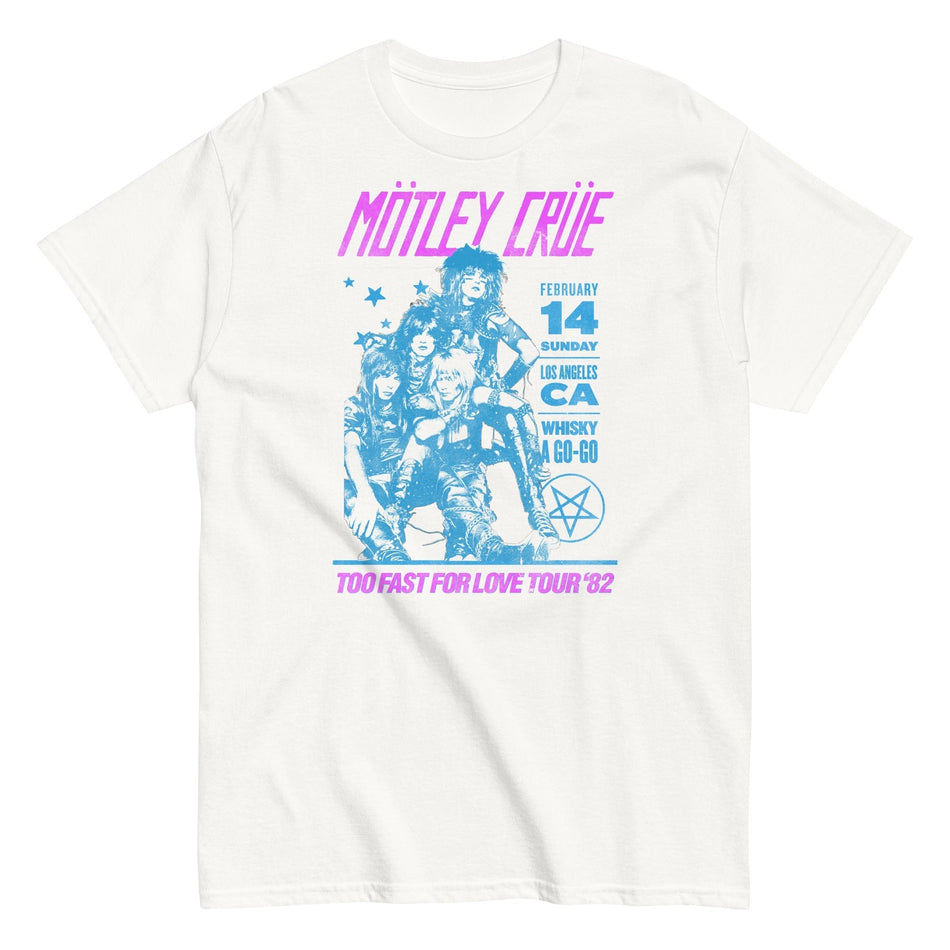 MerchMoment Motley Crue - Fast Love T-Shirt White