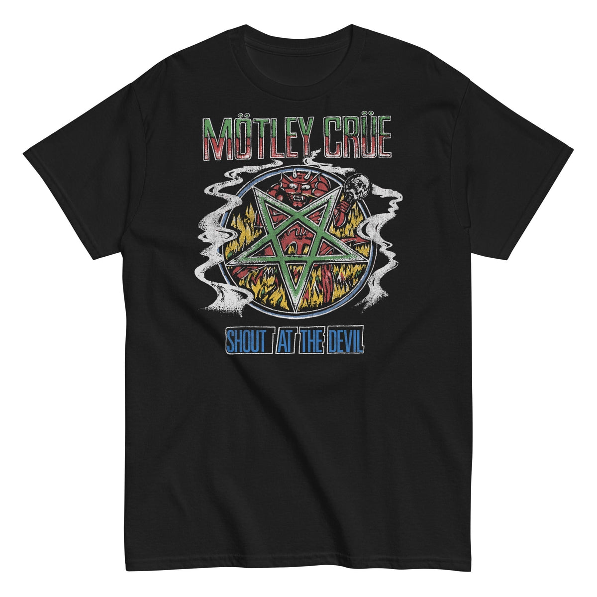 MerchMoment Motley Crue - Ganja Shout T-Shirt Black