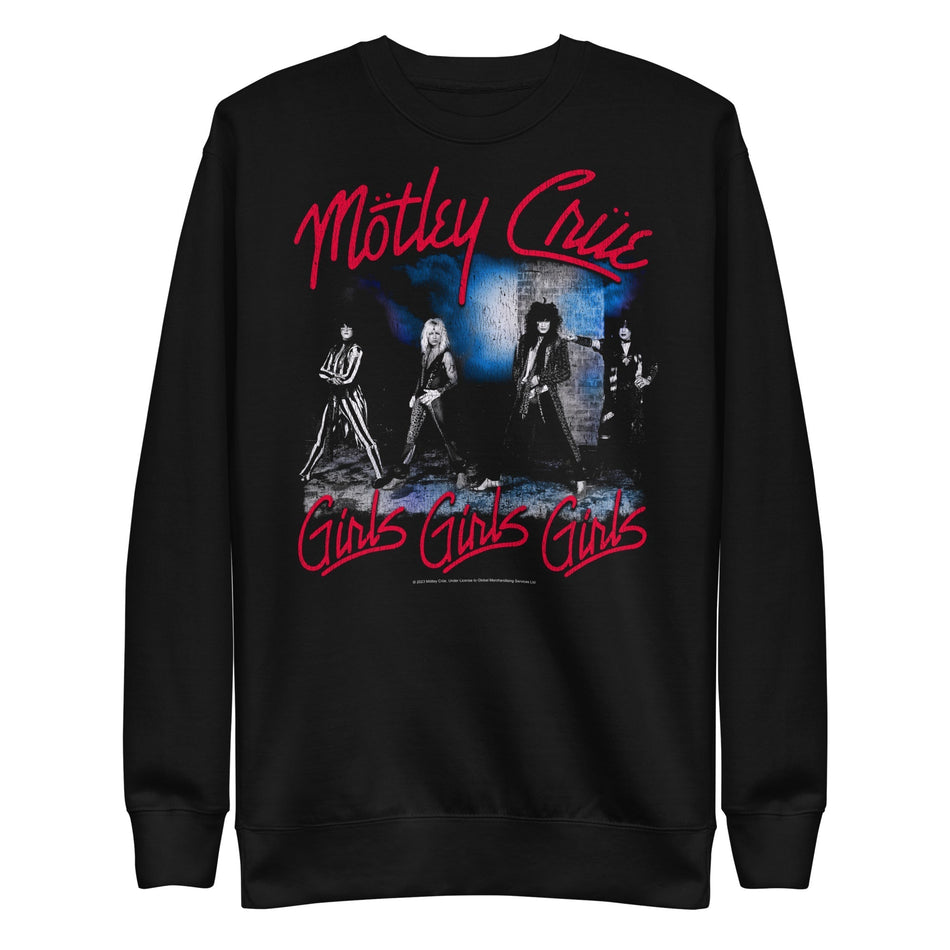 MerchMoment Motley Crue - Girls Girls Girls Sweatshirt Black