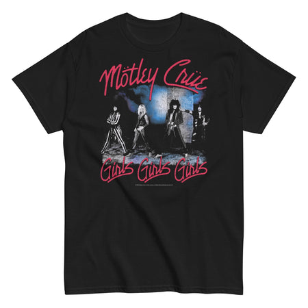 MerchMoment Motley Crue - Girls Girls Girls T-Shirt Black