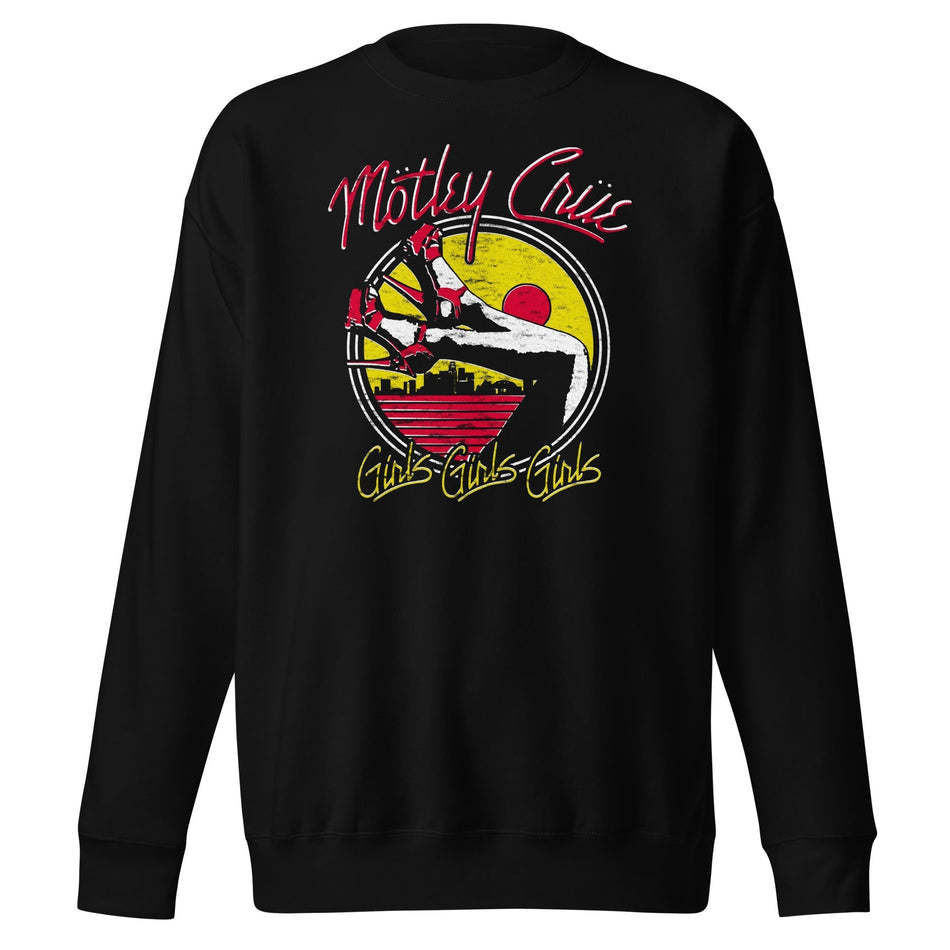 MerchMoment Motley Crue - Girls Sunset Sweatshirt Black