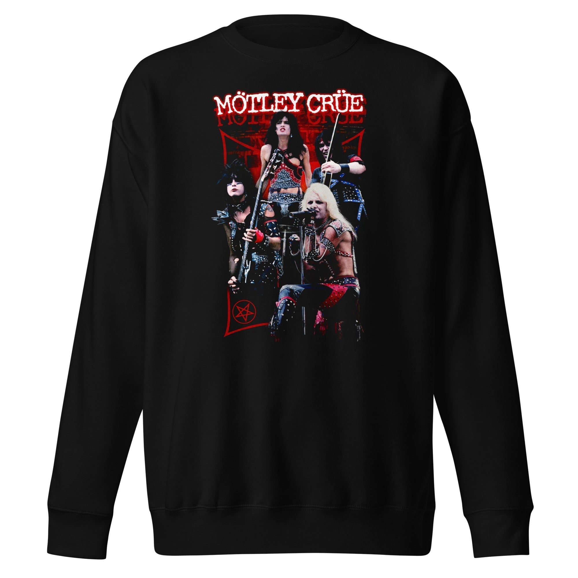 MerchMoment Motley Crue - Live Sweatshirt Black