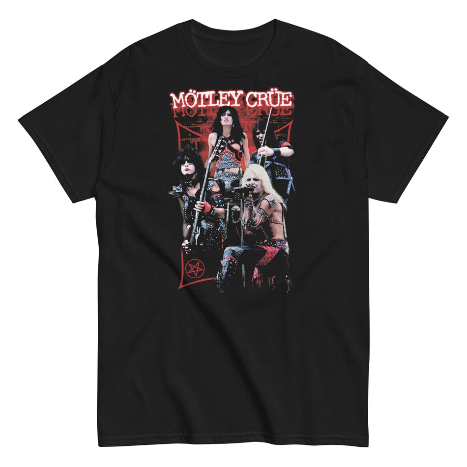 MerchMoment Motley Crue - Live T-Shirt Black
