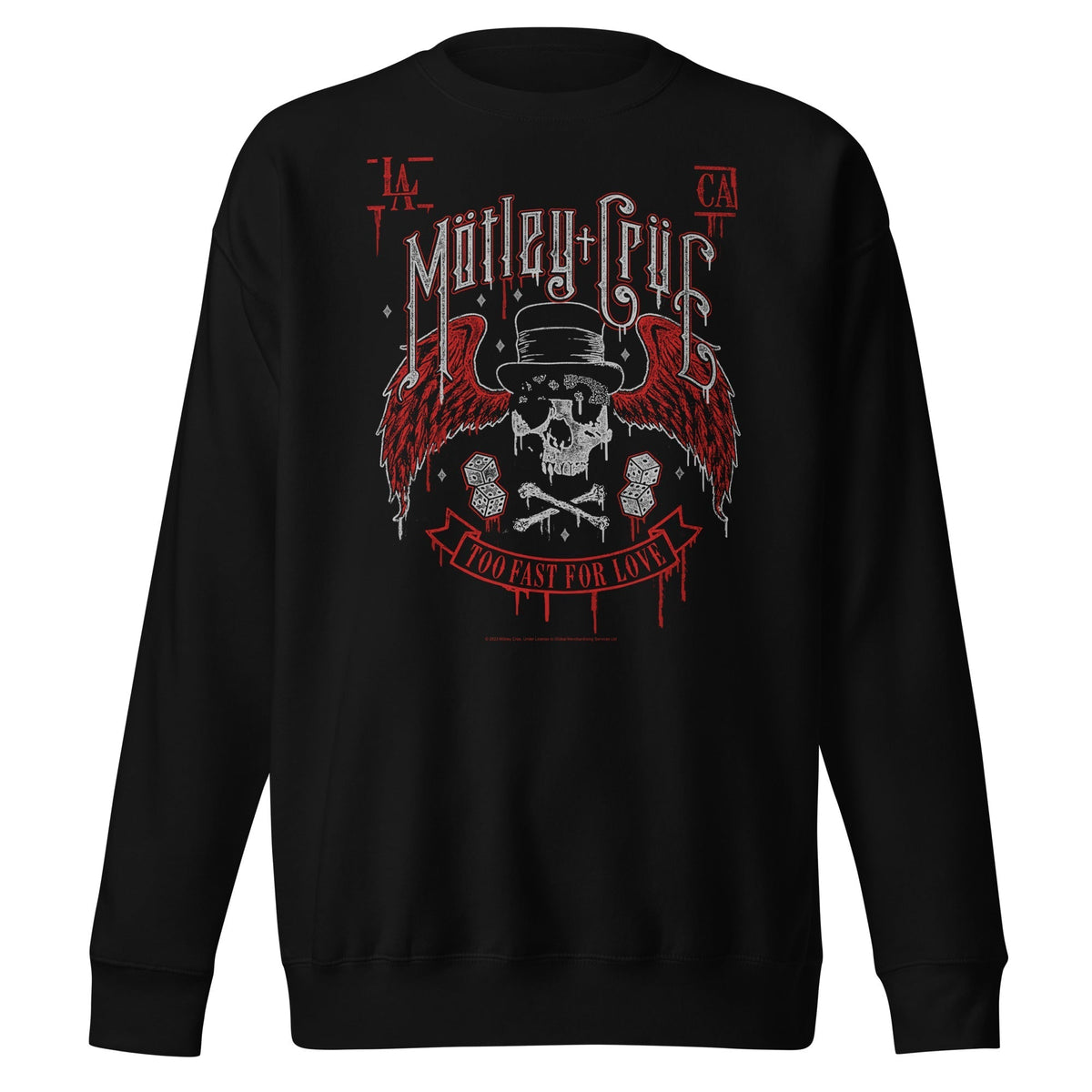MerchMoment Motley Crue - Los Angeles Sweatshirt Black