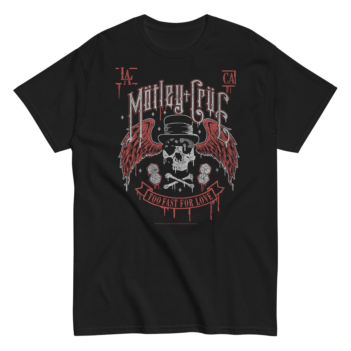 MerchMoment Motley Crue - Los Angeles T-Shirt Black