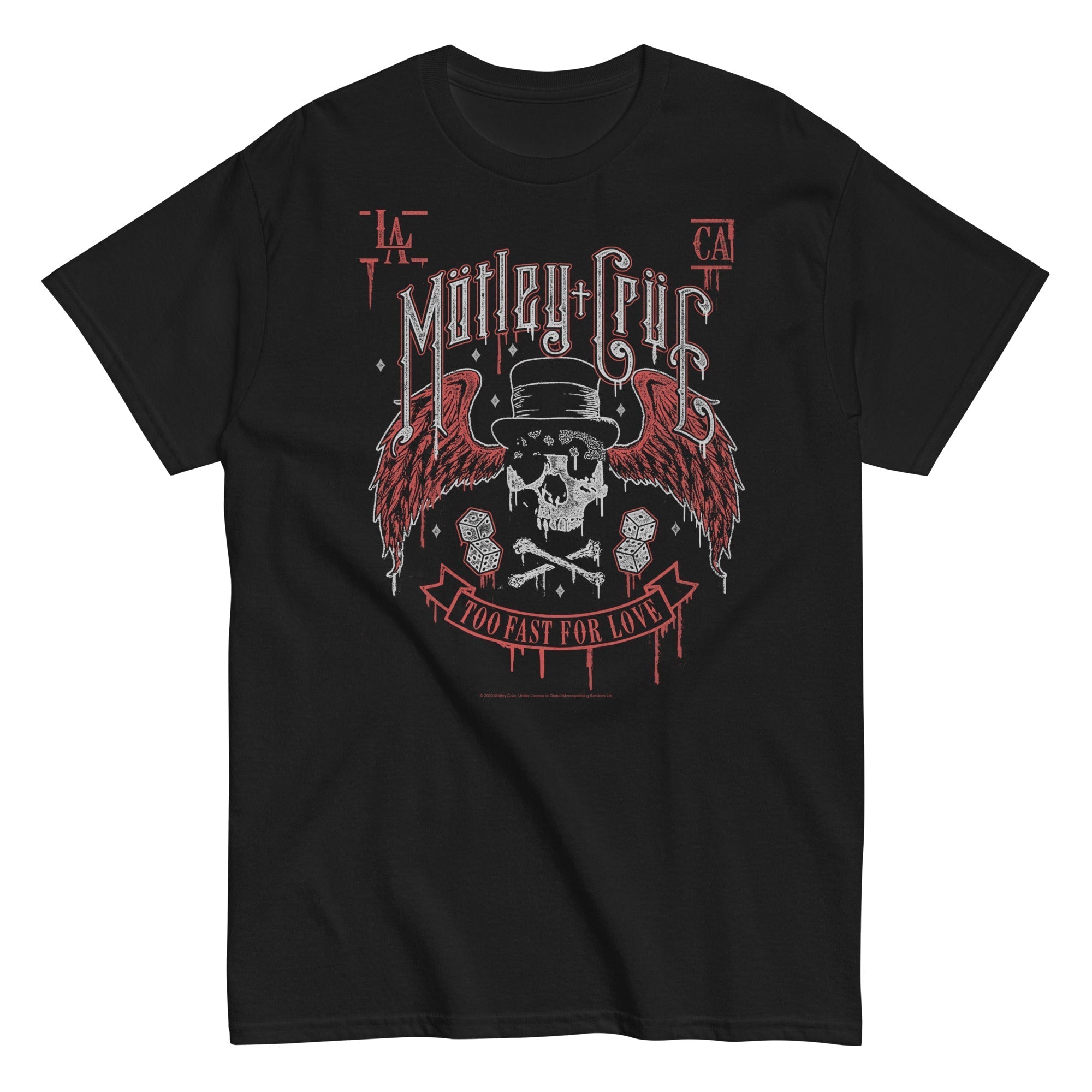 MerchMoment Motley Crue - Los Angeles T-Shirt Black