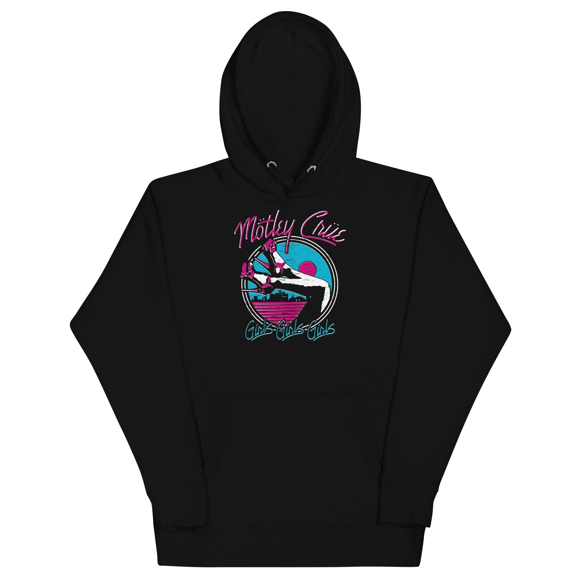 MerchMoment Motley Crue - Miami Girls Hoodie Black
