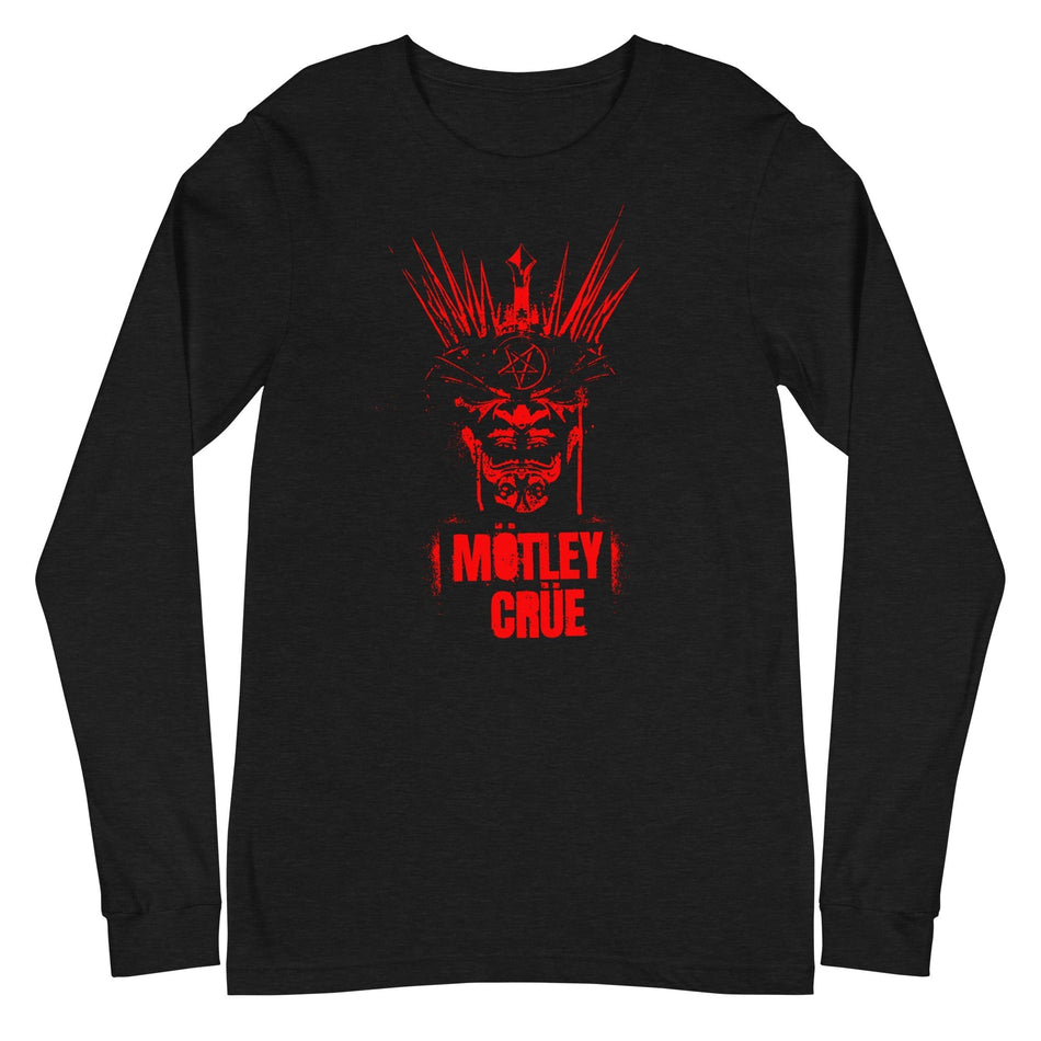 MerchMoment Motley Crue - Mind Blown Long Sleeve T-Shirt Black