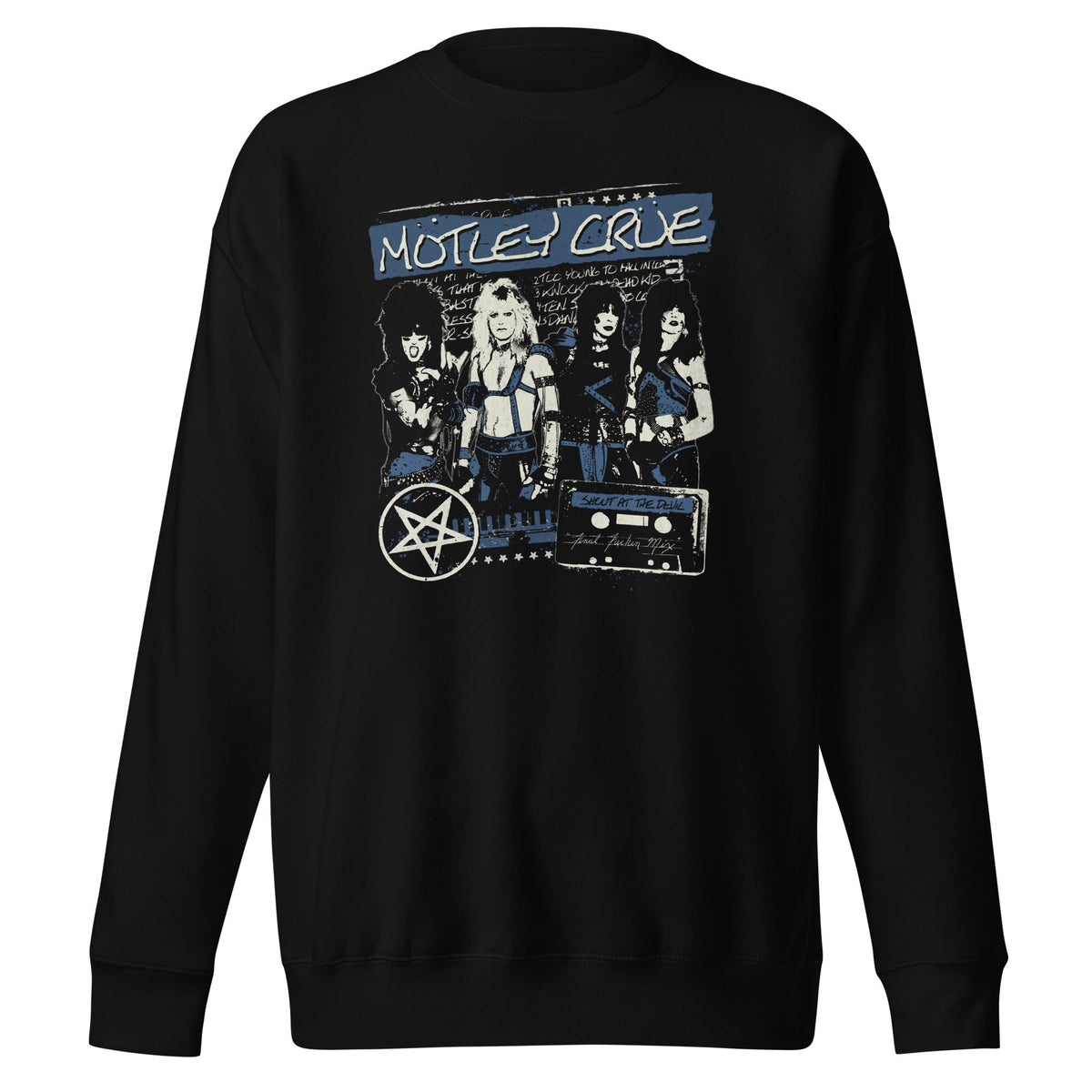 MerchMoment Motley Crue - New York City Sweatshirt Black
