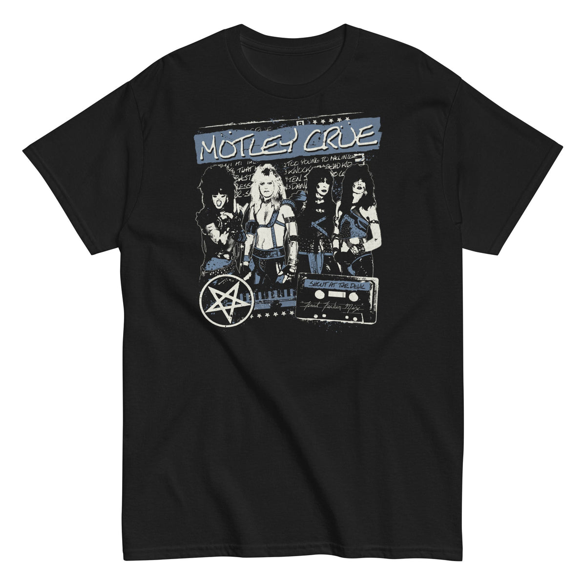 MerchMoment Motley Crue - New York City T-Shirt Black