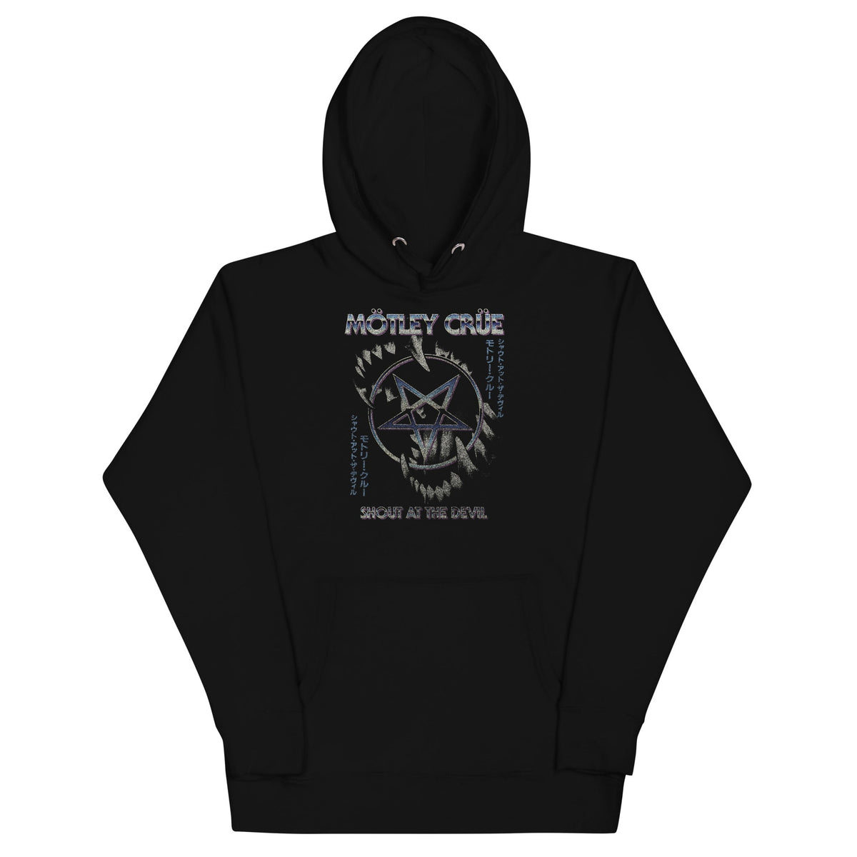 MerchMoment Motley Crue - Pentagram Hoodie Black