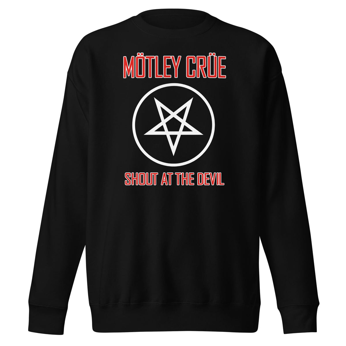 MerchMoment Motley Crue - Pentagram Shout Sweatshirt Black