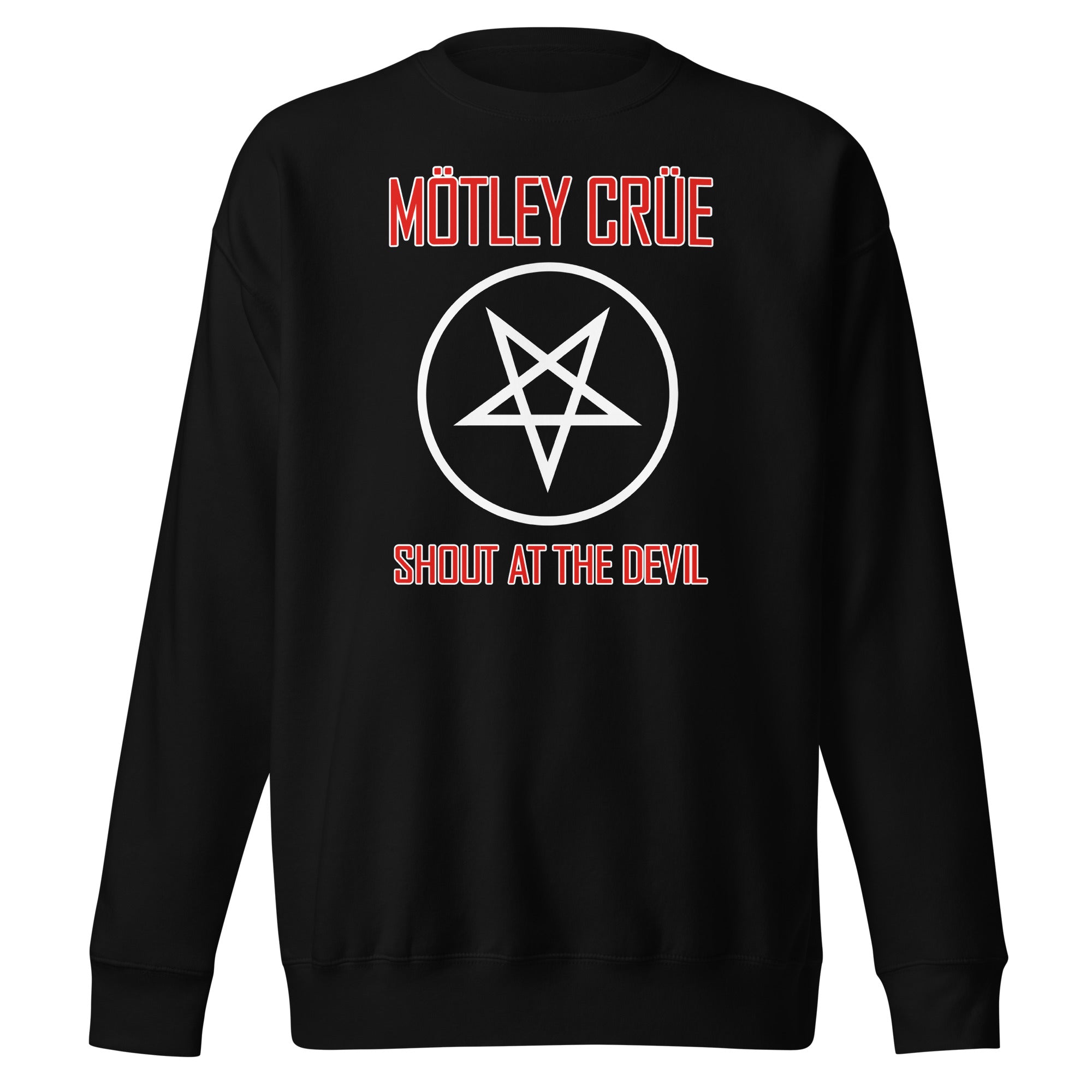 MerchMoment Motley Crue - Pentagram Shout Sweatshirt Black