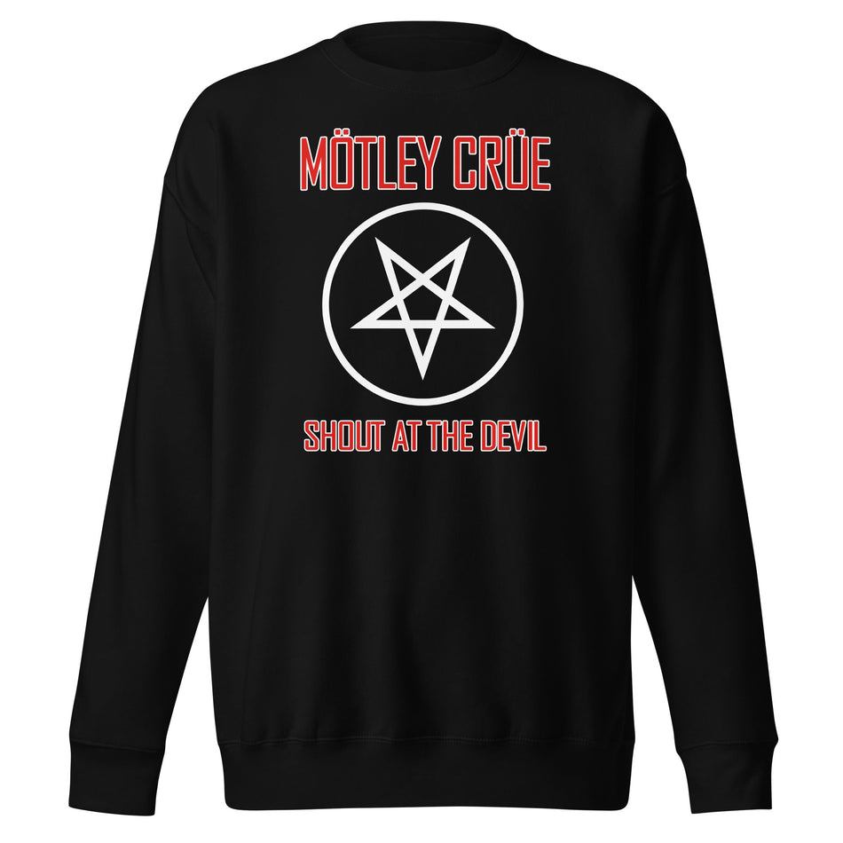 MerchMoment Motley Crue - Pentagram Shout Sweatshirt Black