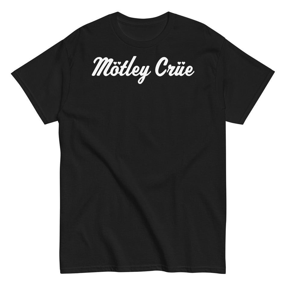 MerchMoment Motley Crue - Script Logo T-Shirt Black