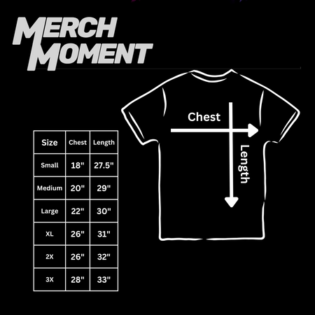MerchMoment Motley Crue - Script Logo T-Shirt Black