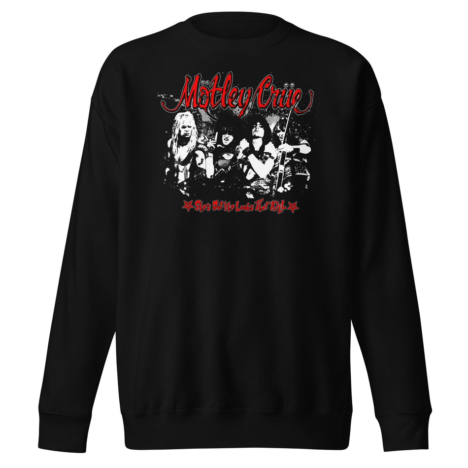 MerchMoment Motley Crue - She's Got the Looks Sweatshirt Black