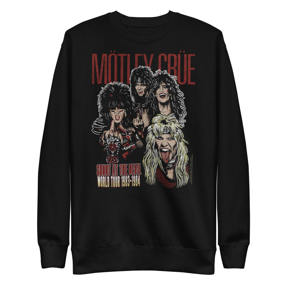 MerchMoment Motley Crue - Shout at the Devil Sweatshirt Black