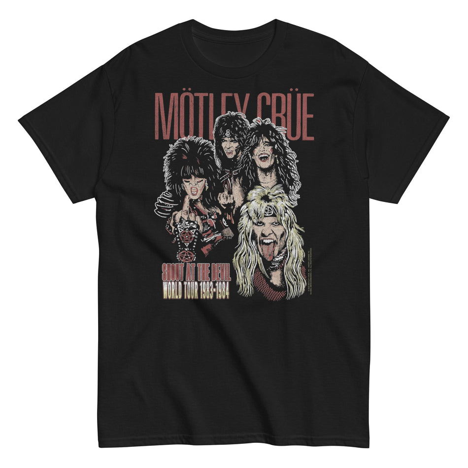 MerchMoment Motley Crue - Shout at the Devil T-Shirt Black