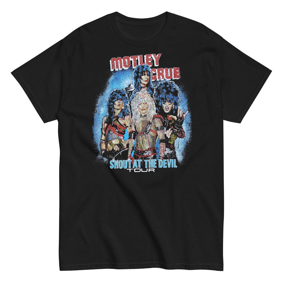 MerchMoment Motley Crue - Shout Tour T-Shirt Black