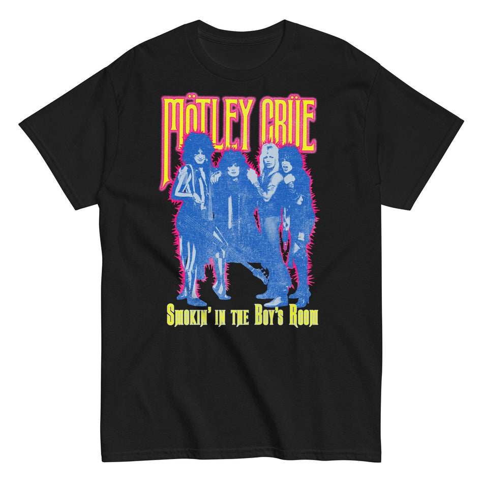 MerchMoment Motley Crue - Smokin' in the Boy's Room T-Shirt Black