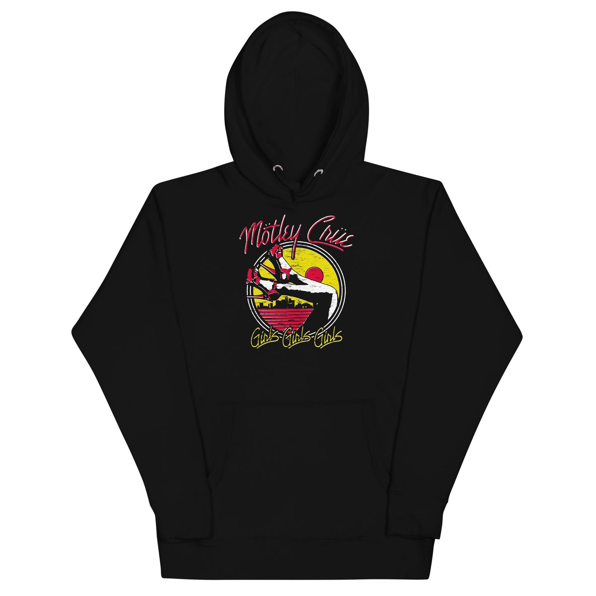 MerchMoment Motley Crue - Sunset Girls Hoodie Black