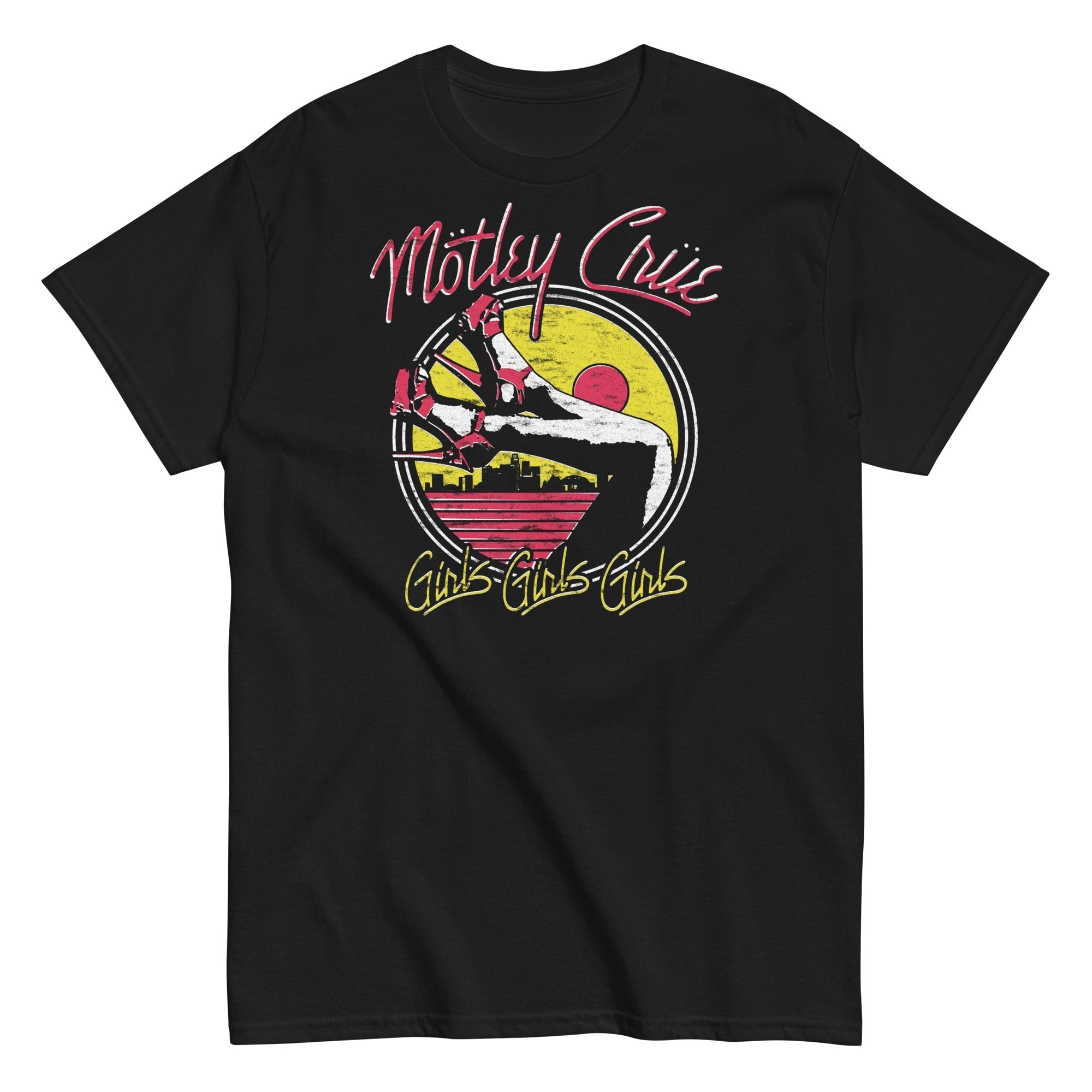 MerchMoment Motley Crue - Sunset Girls T-Shirt Black