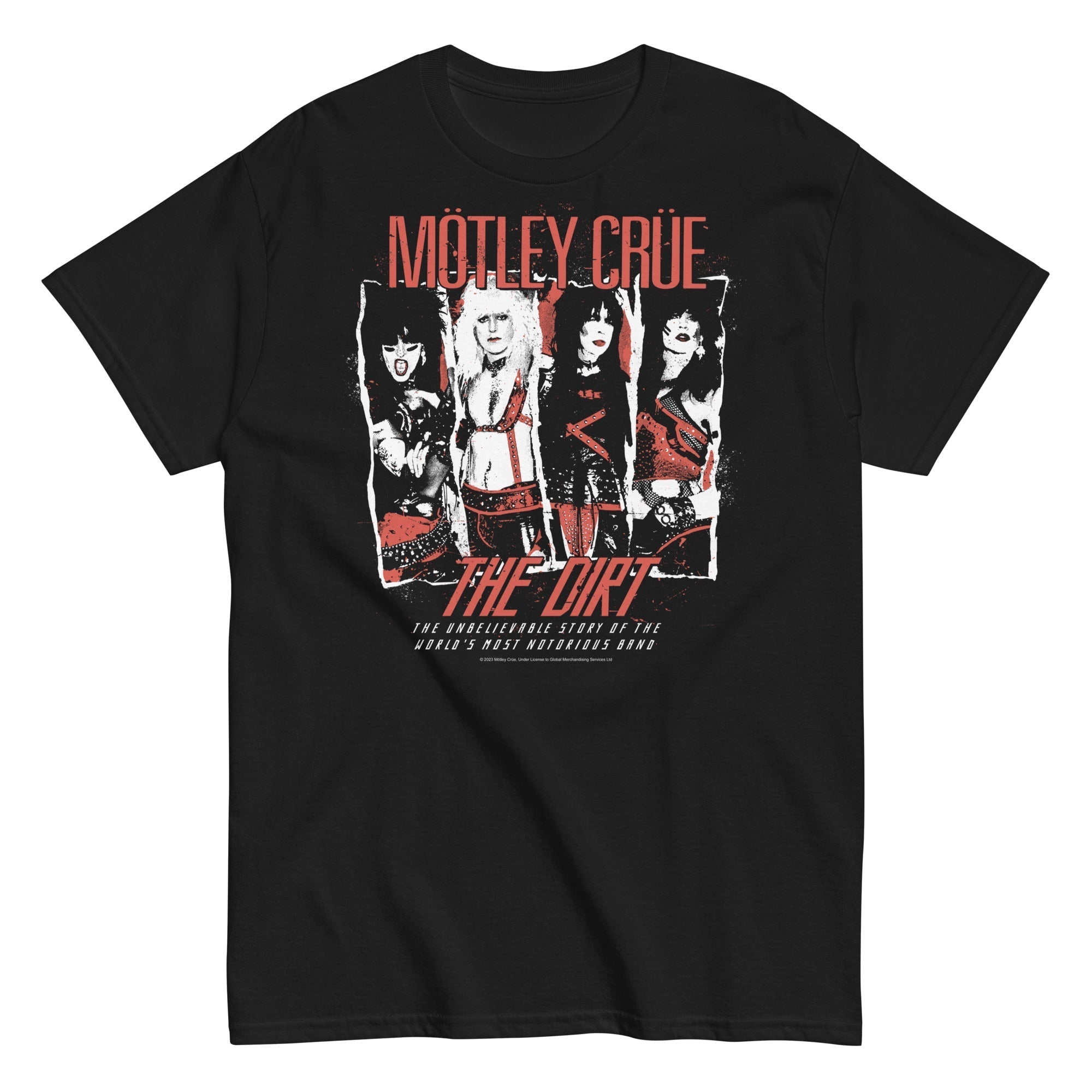 MerchMoment Motley Crue - The Dirt T-Shirt Black