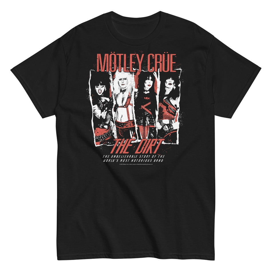 MerchMoment Motley Crue - The Dirt T-Shirt Black