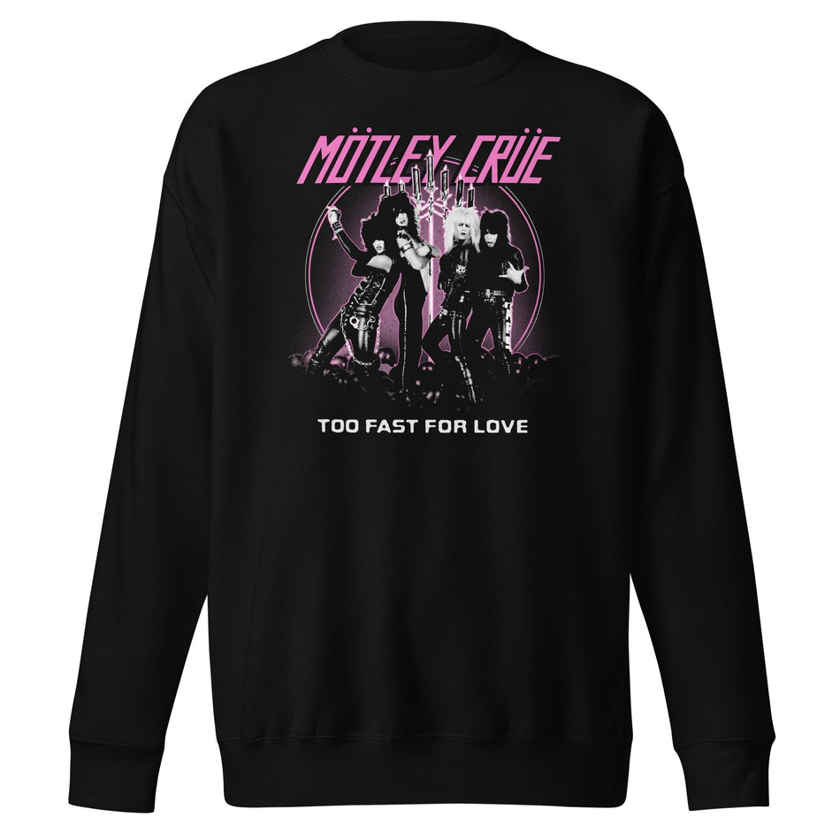 MerchMoment Motley Crue - Too Fast for Love Sweatshirt Black