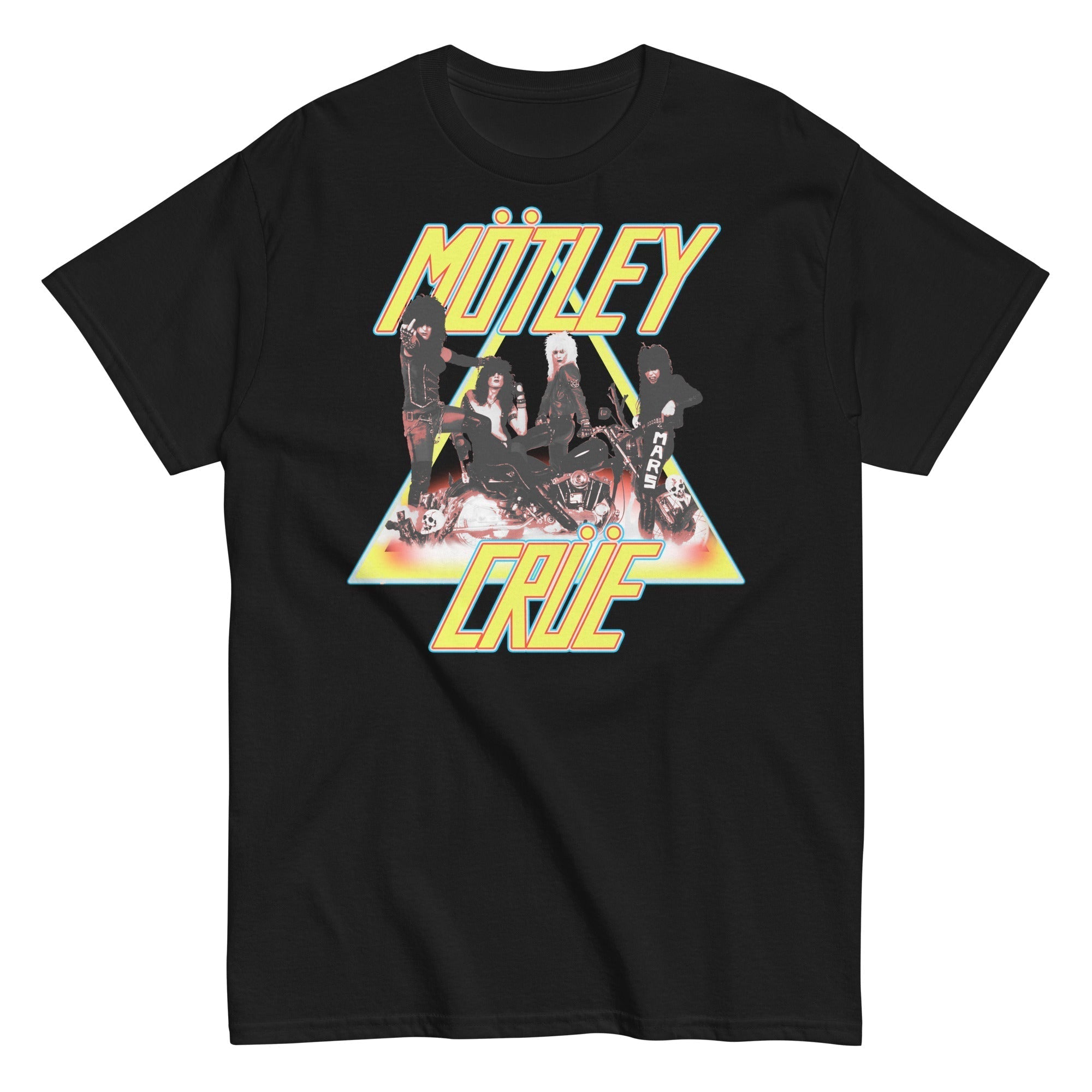 MerchMoment Motley Crue - Triangle Logo T-Shirt Black