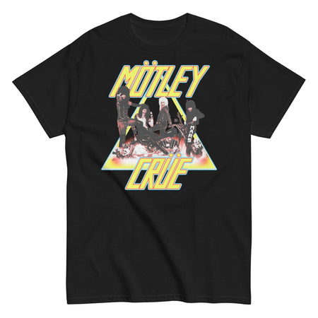MerchMoment Motley Crue - Triangle Logo T-Shirt Black