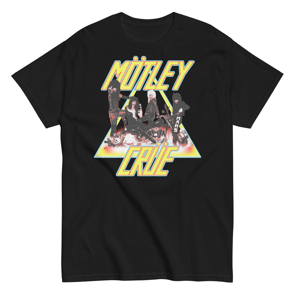 MerchMoment Motley Crue - Triangle Logo T-Shirt Black