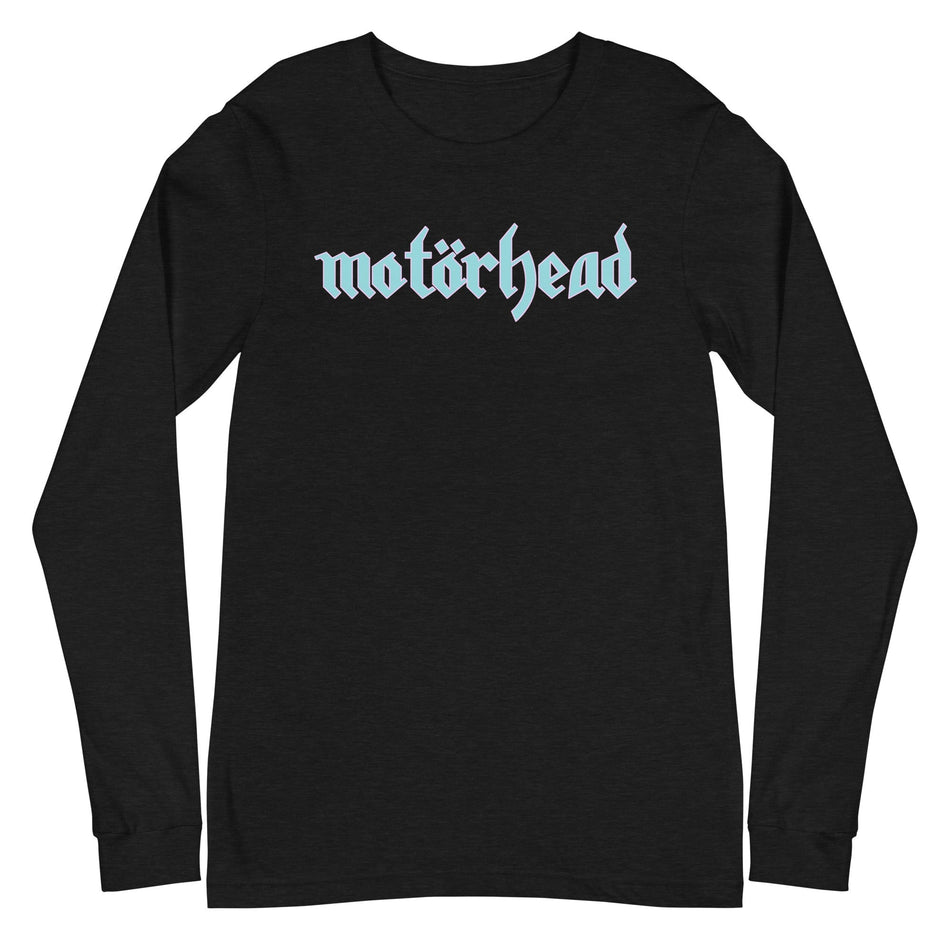 MerchMoment Motorhead - Blue Logo Long Sleeve T-Shirt Black