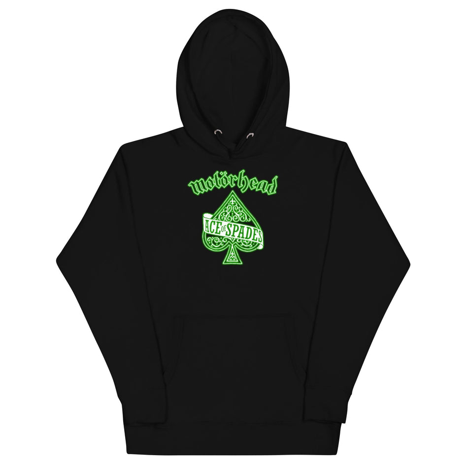 MerchMoment Motorhead - Green Ace Hoodie Black