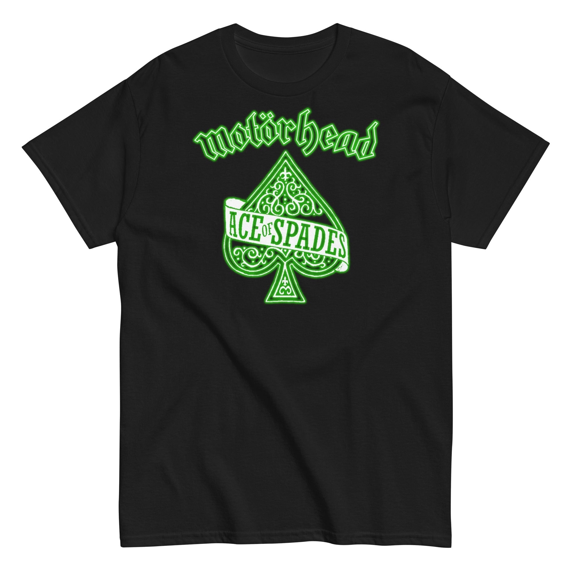 MerchMoment Motorhead - Green Ace T-Shirt Black